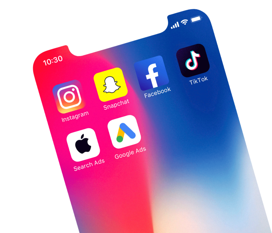 addict mobile visuels mockup iphonex 10