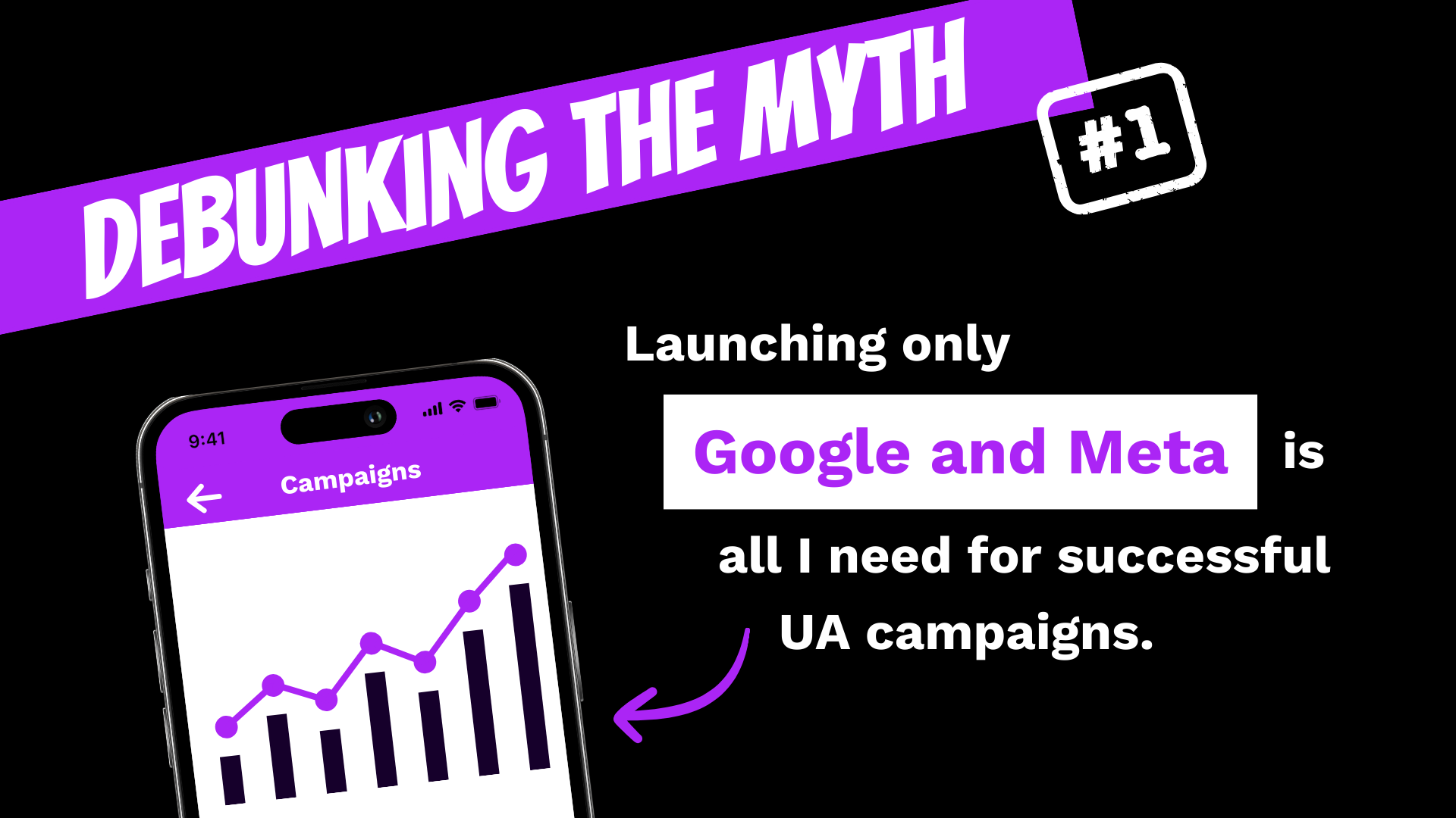 DTM #1: Launching only Google and Meta is all I need for successful UA campaigns.
