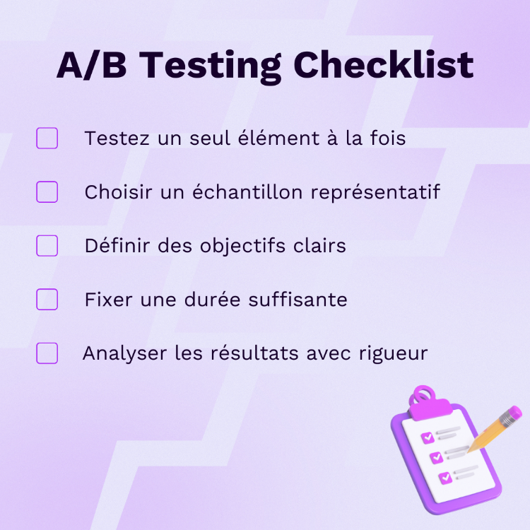 A/B Testing Checklist
