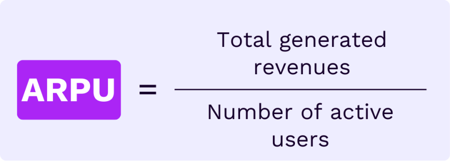 ARPU formule pour évaluer monétisation