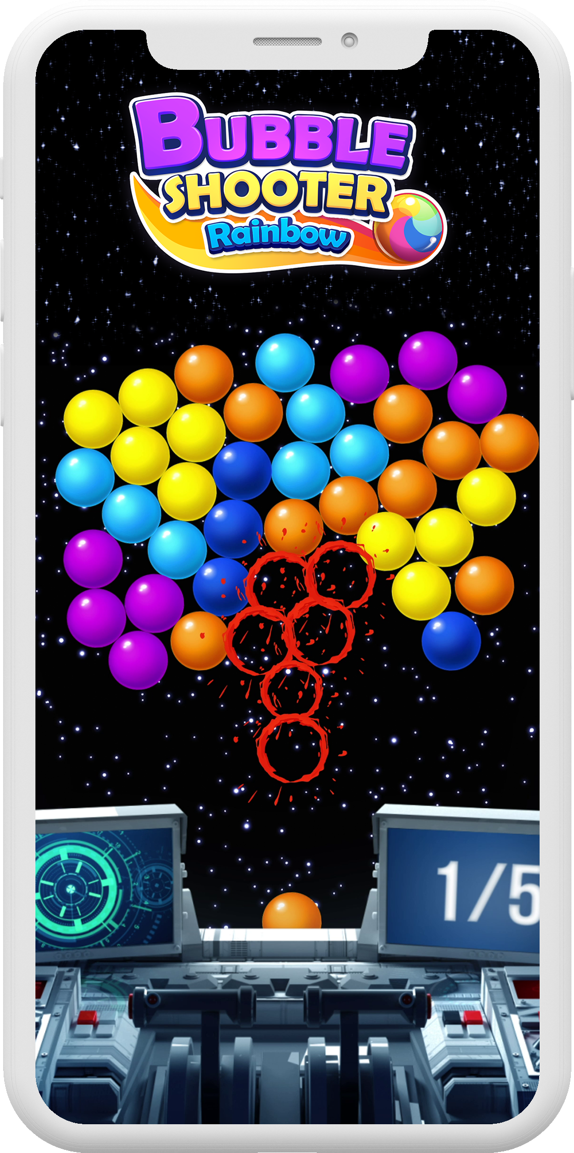 mockup bubbleshooter