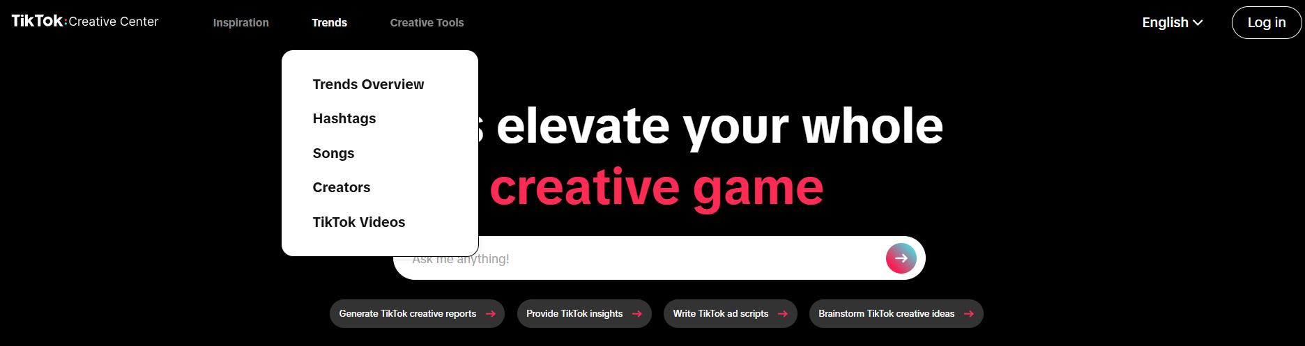 tiktok creative tools